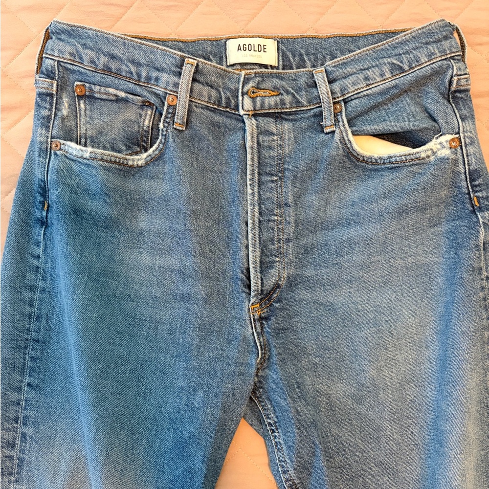 Women’s Agolde Riley Jeans - Picture 2 of 4